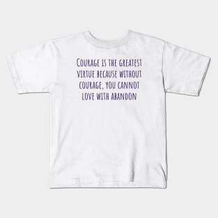 The Greatest Virtue Kids T-Shirt